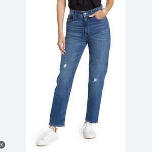 Lucky Brand Drew HighWaist Mom Jeans Straight/Tapered legs in Panola Cle NEW